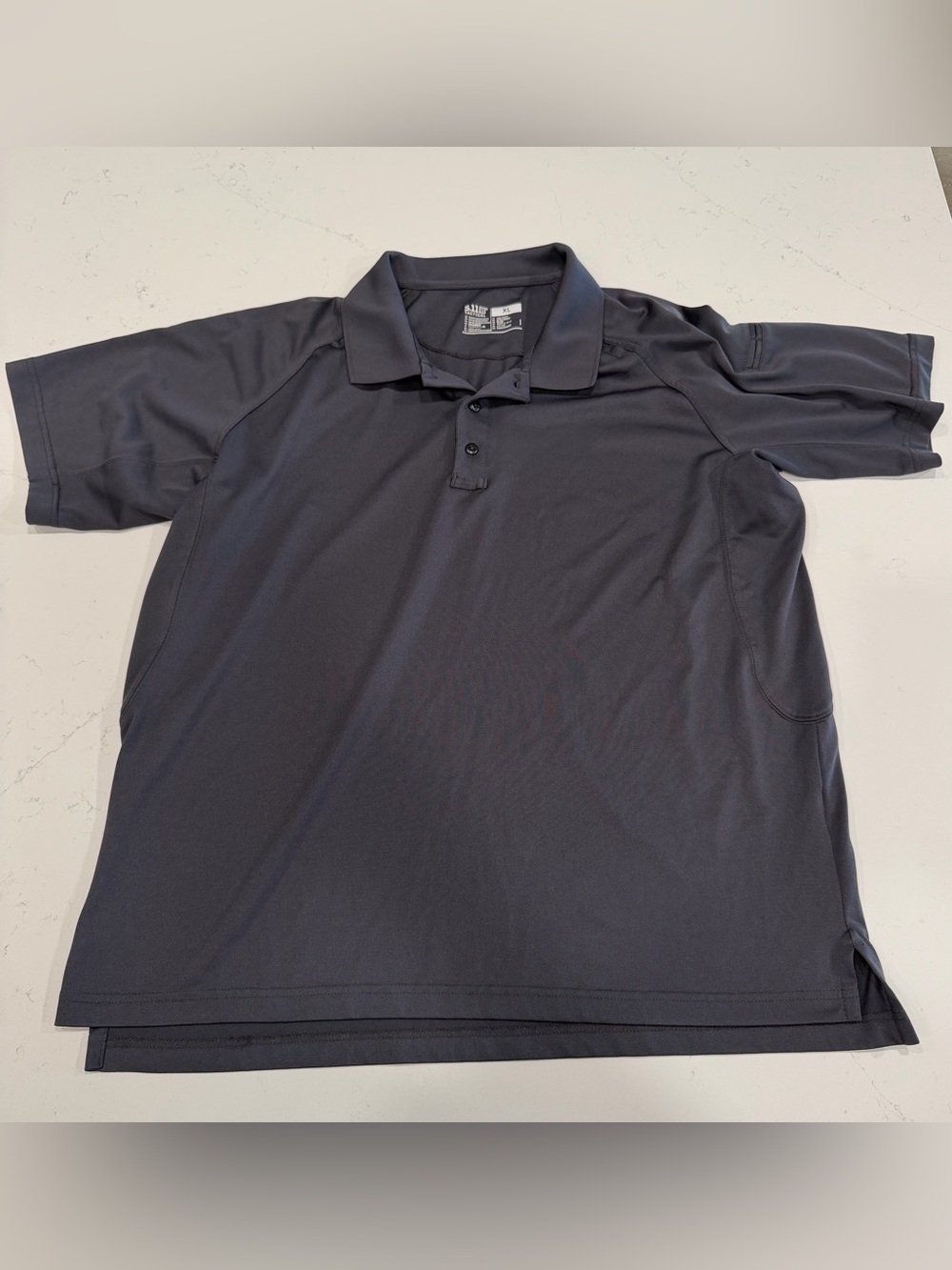 5.11 Tactical Men's Dark Charcoal Performance Polo - XL
